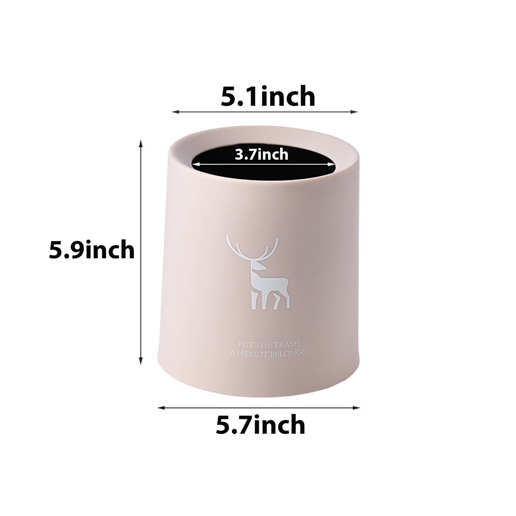 Creative Office Desk Trash Can 6