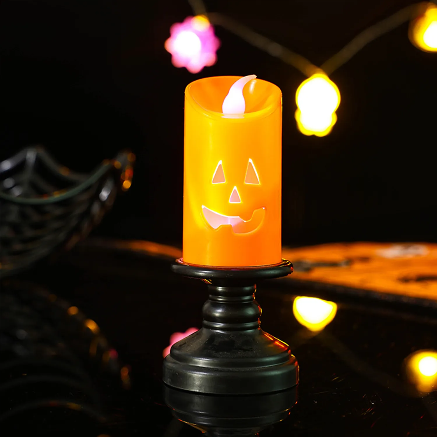 Halloween Creative LED Pumpkin Candle Lamp 5