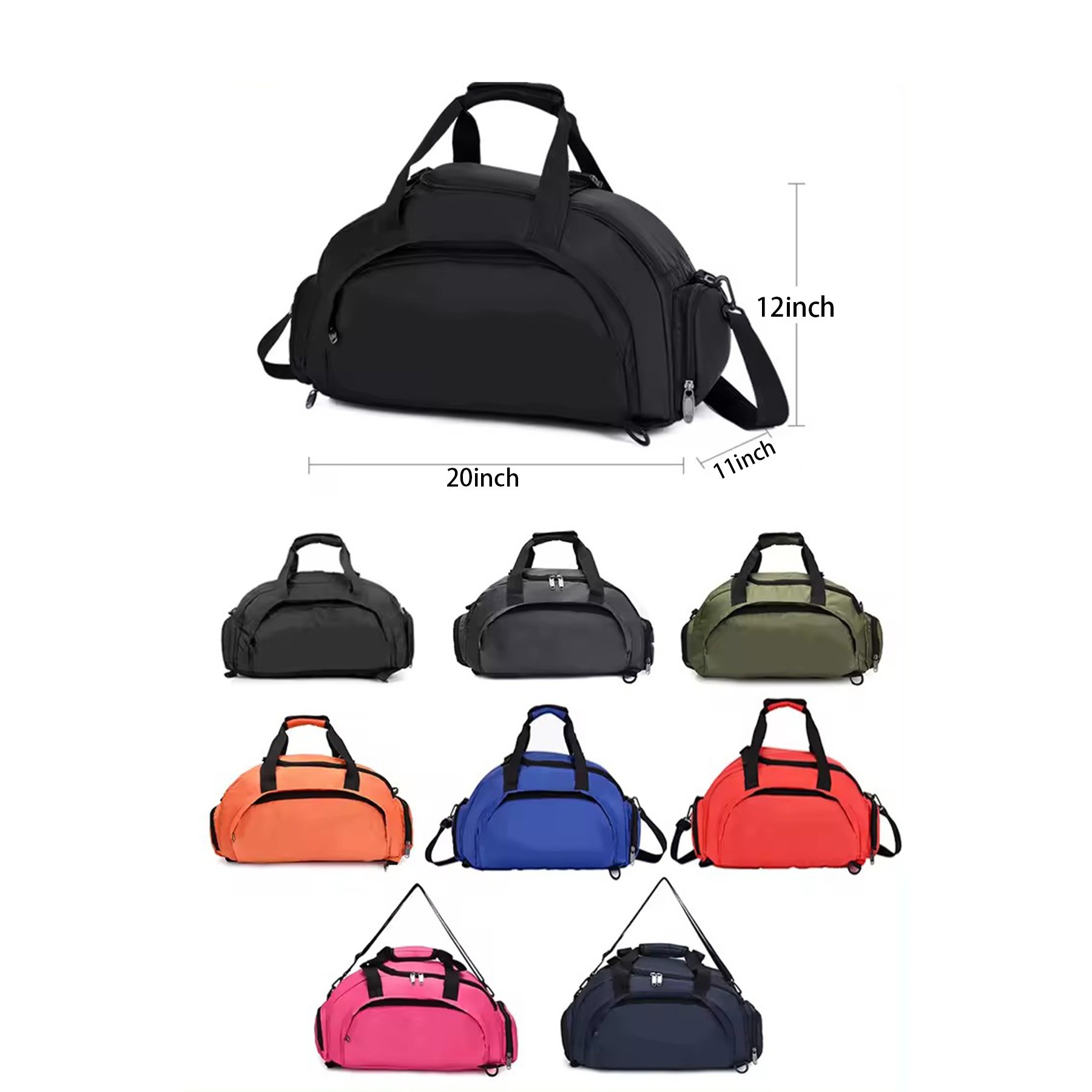 Lrage Capacity Travel Gym Bag 2