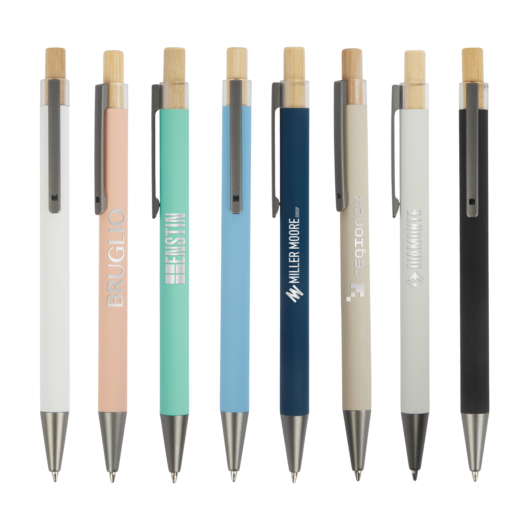 Arundi Recycled Aluminum Pen With Bamboo Plunger 20