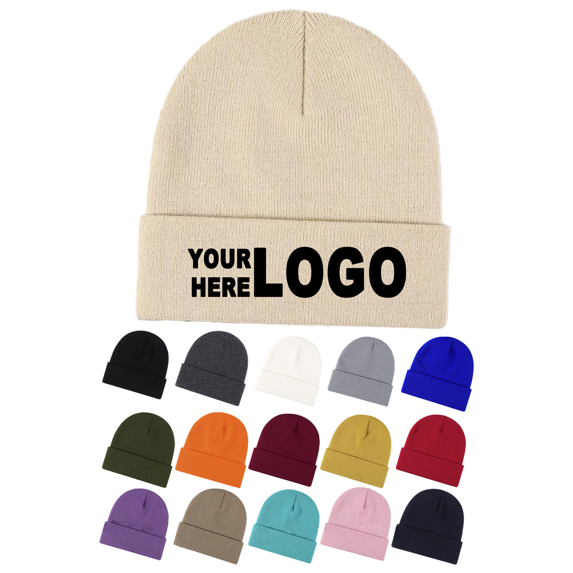 Cuffed Knit Beanie 2