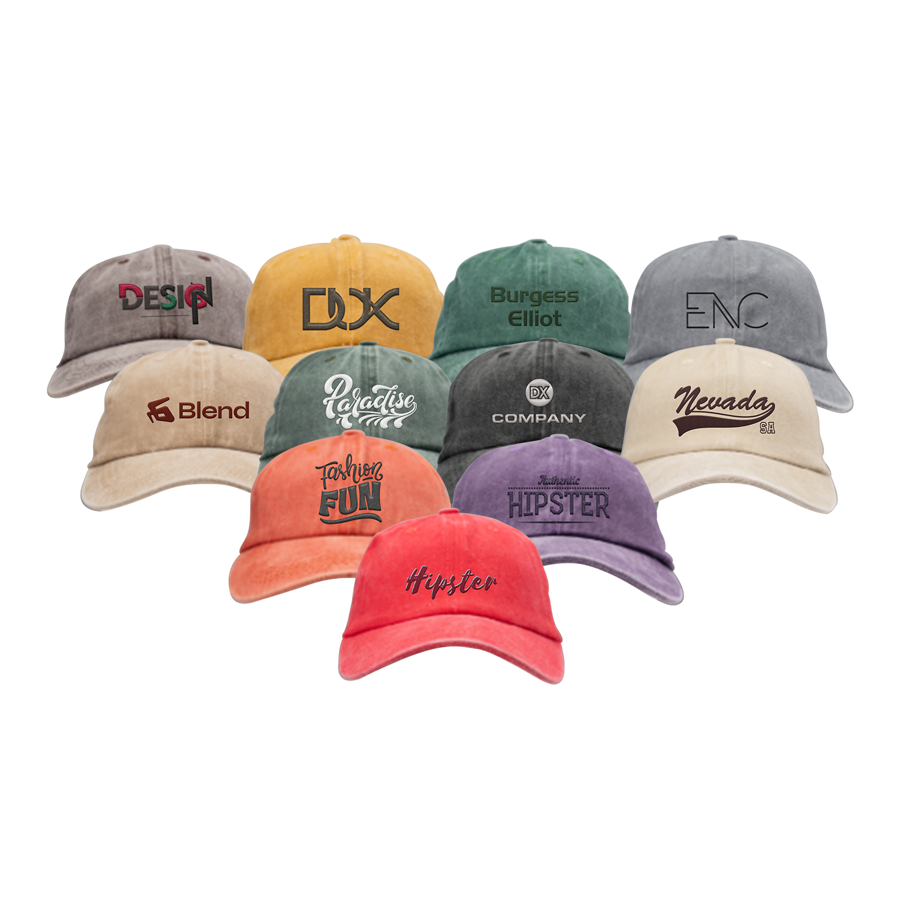 Rush - Washed Cotton Baseball Cap - 6 Panel 3