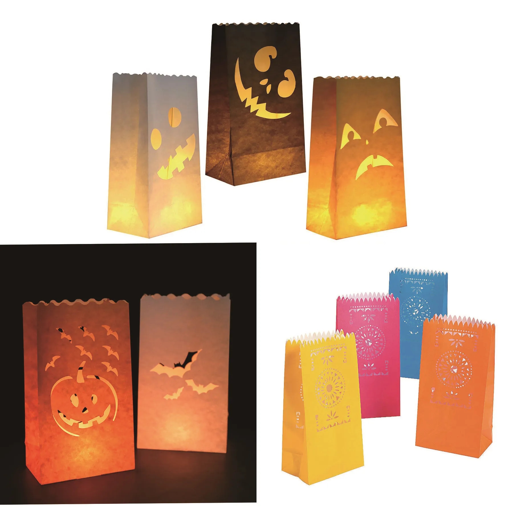 Hollow Paper Luminary Bag 8