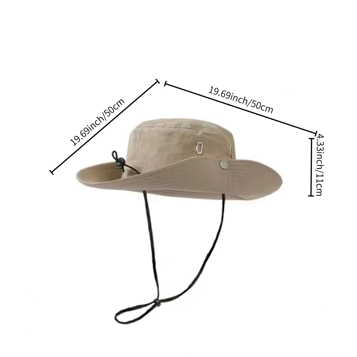 Wide Brim Outdoor Sun Protection Boonie Hat 5