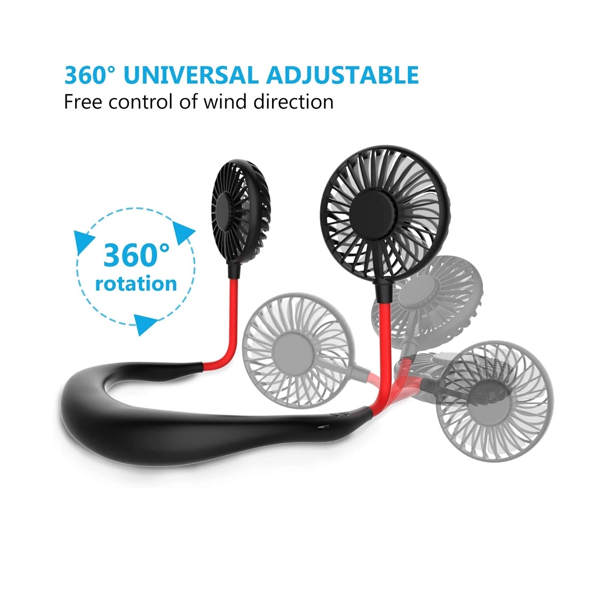 Adjustable Portable Neck Fan 3