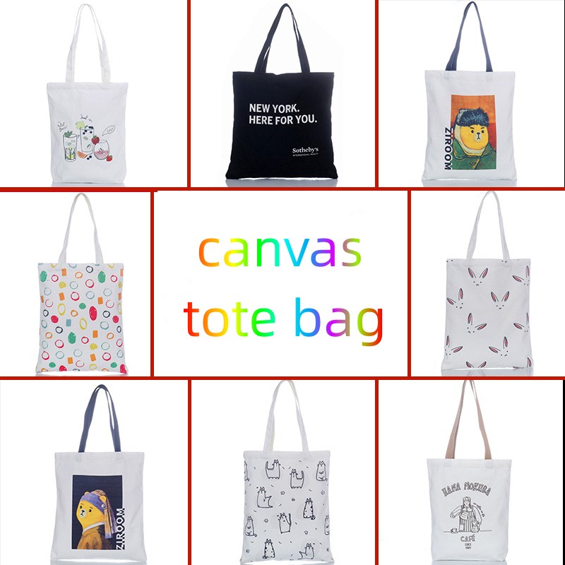 Custom Reusable Canvas Tote Bags, custom tote bag with logo imprint 1
