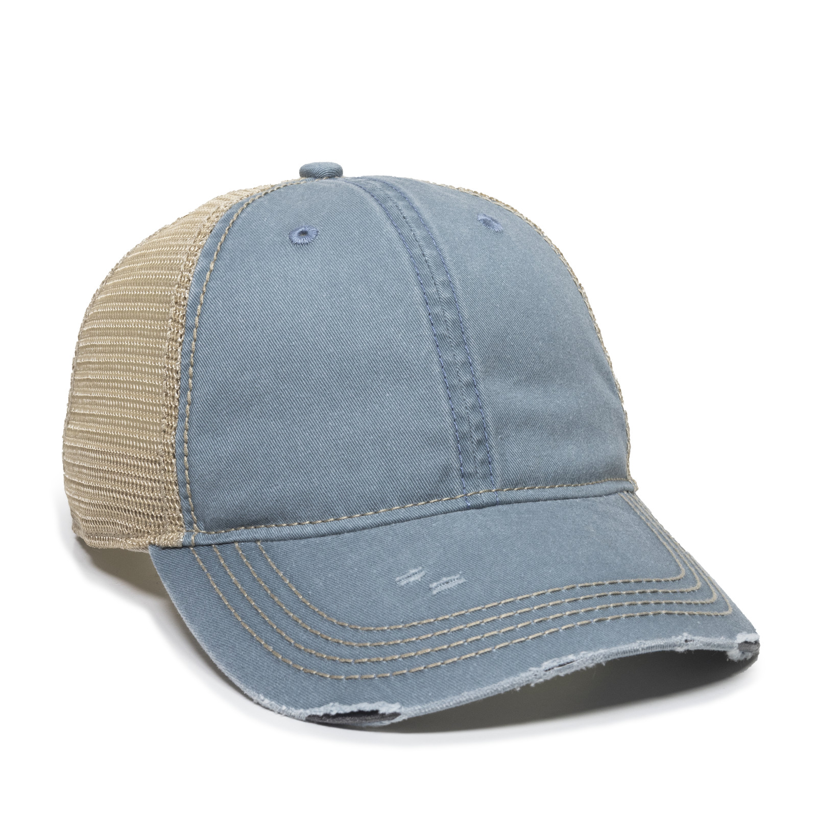 Heavy Distressed Tea-Stained Mesh 4