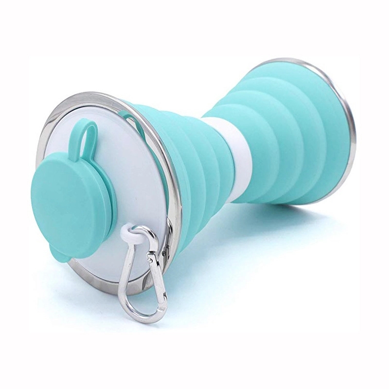 17 Ounce Silicone Folding Cup with Carabiner 7
