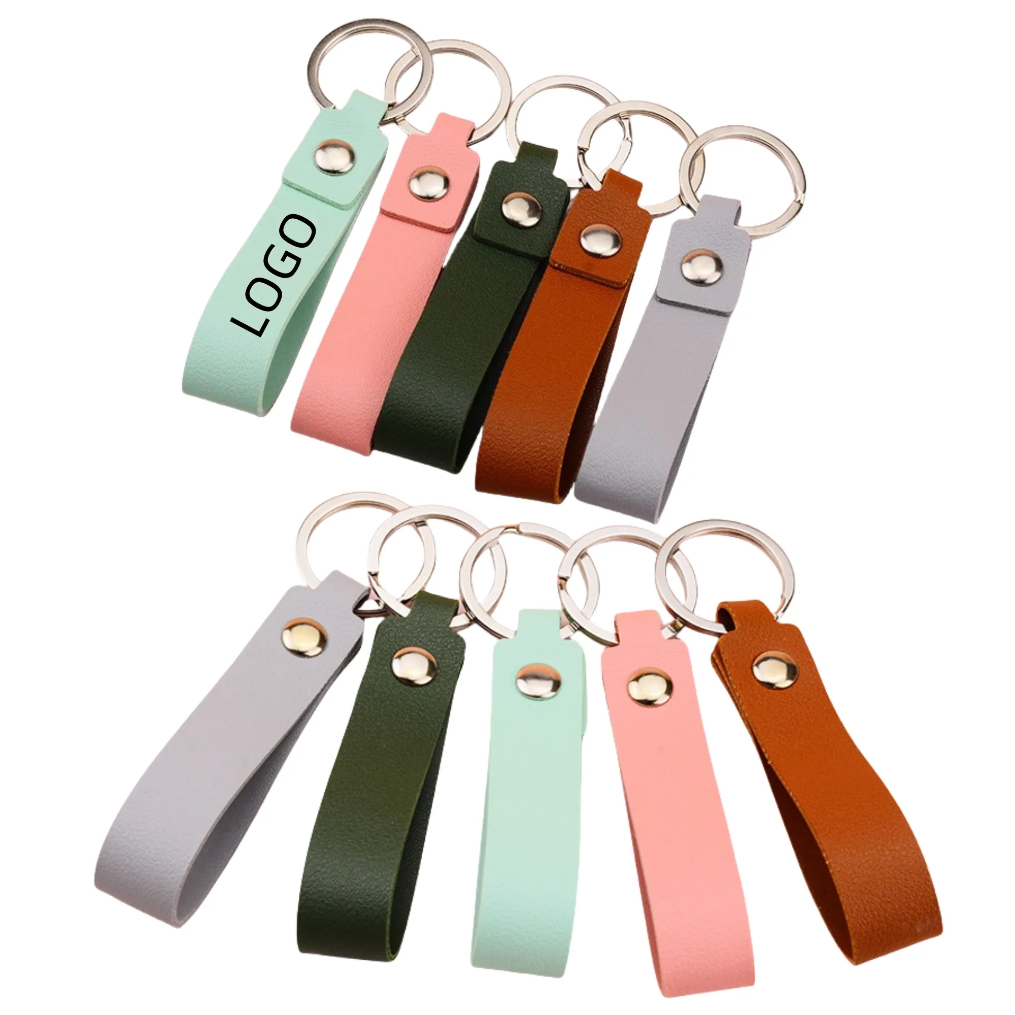 Premium PU Leather Keychain 1