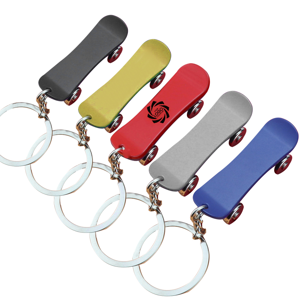 Skateboard shape keychain 2