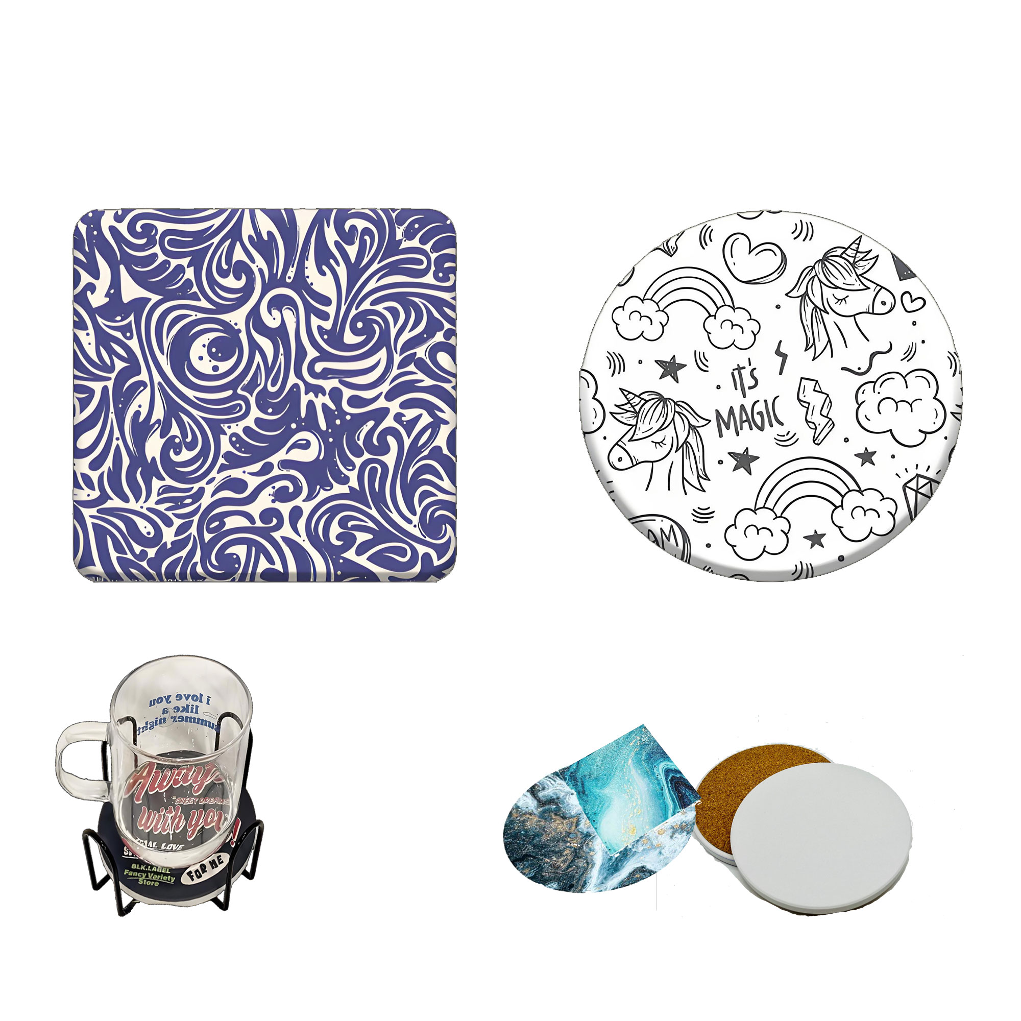 Ceramic Water Absorbing Coaster 2