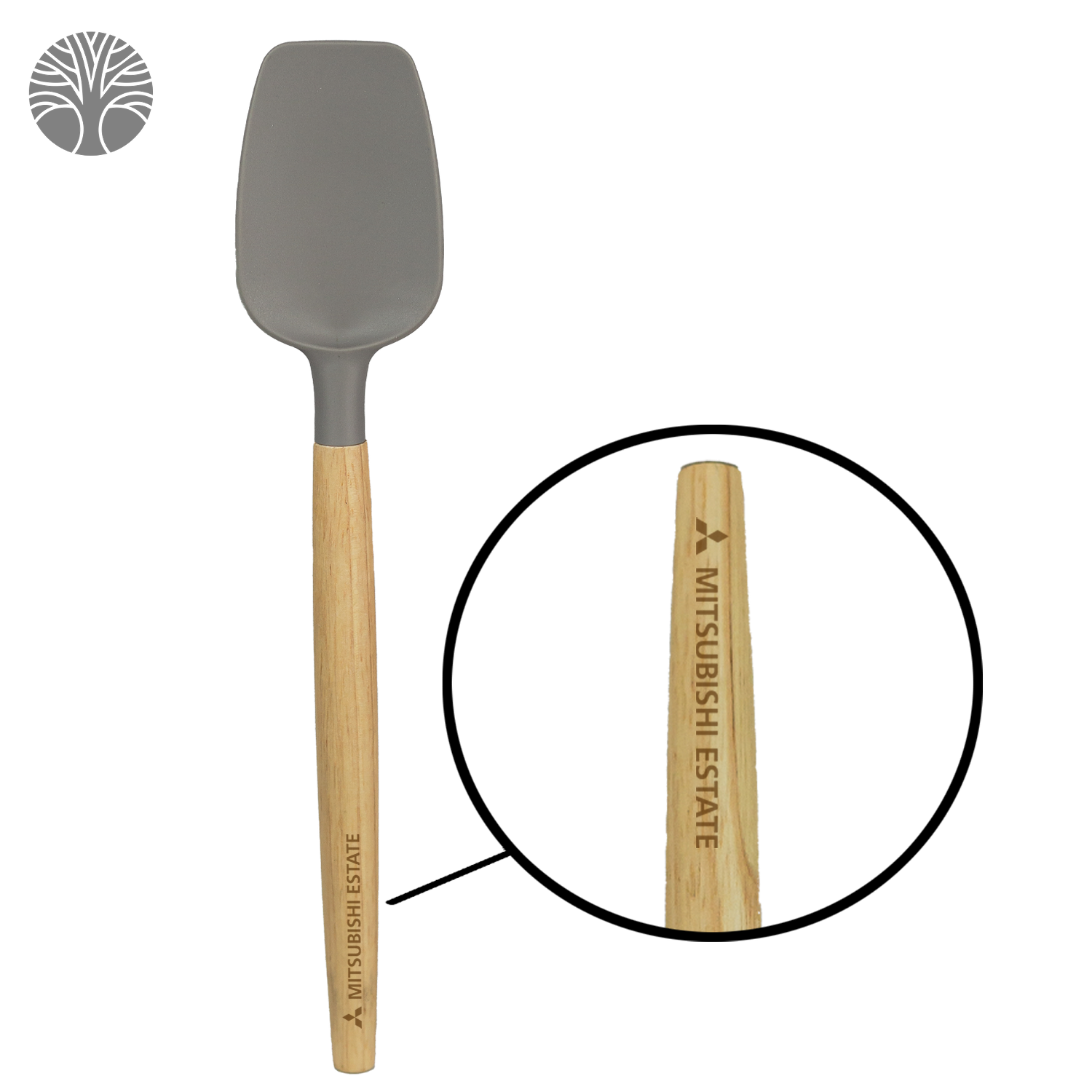 Stir Silicone Spatula with Wooden Handle 1