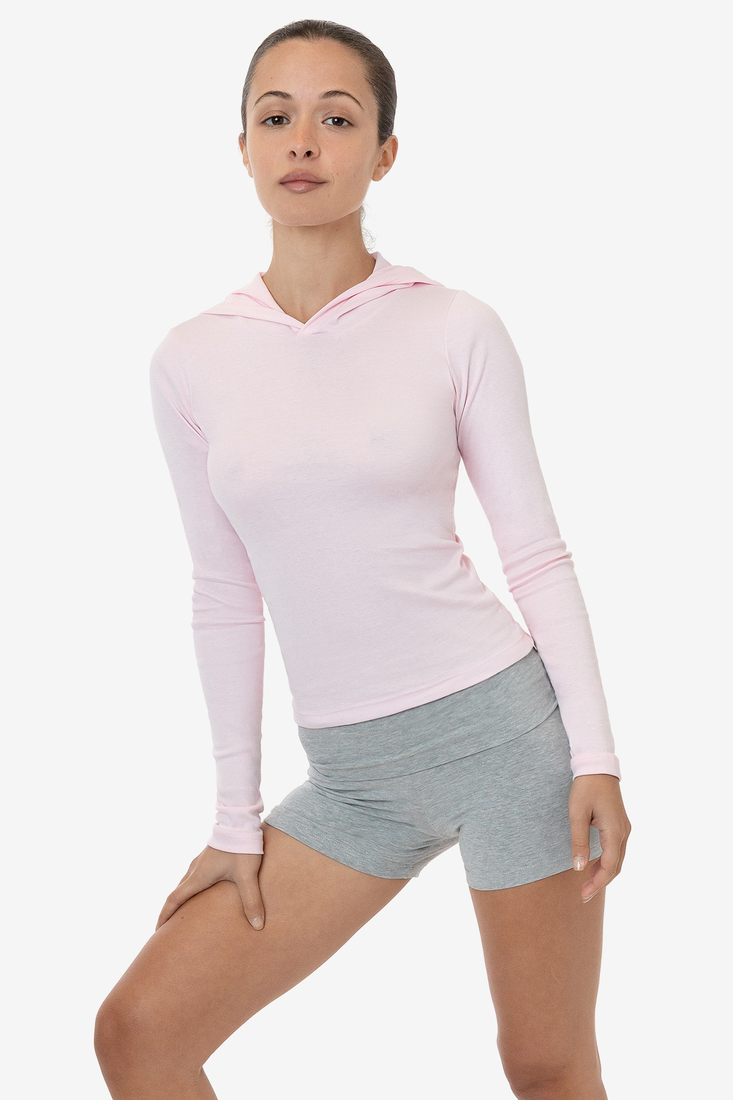 BABY RIB LONG SLEEVE HOODIE 3