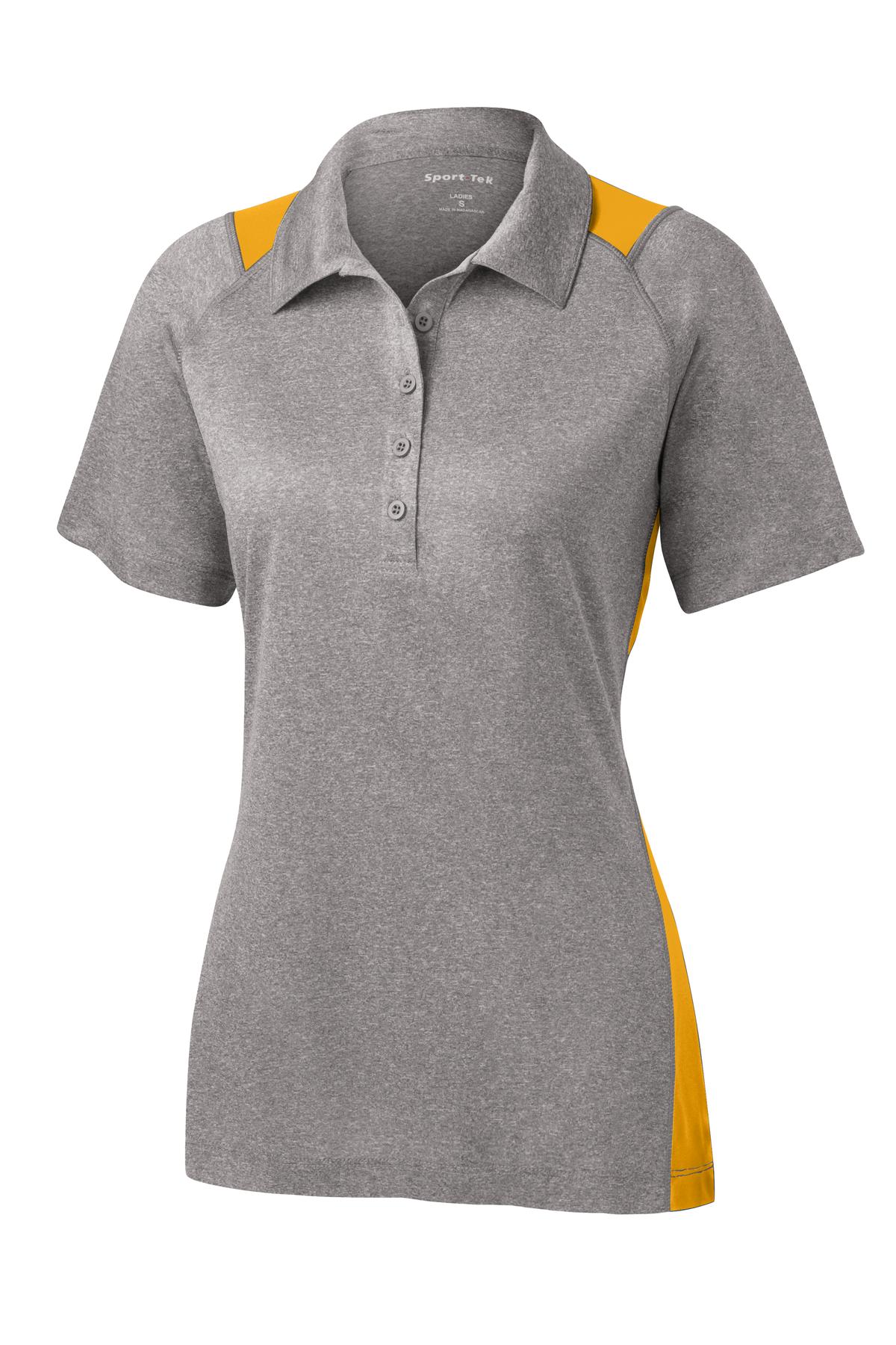 Sport-Tek® Women's Heather Colorblock Contender Polo 52