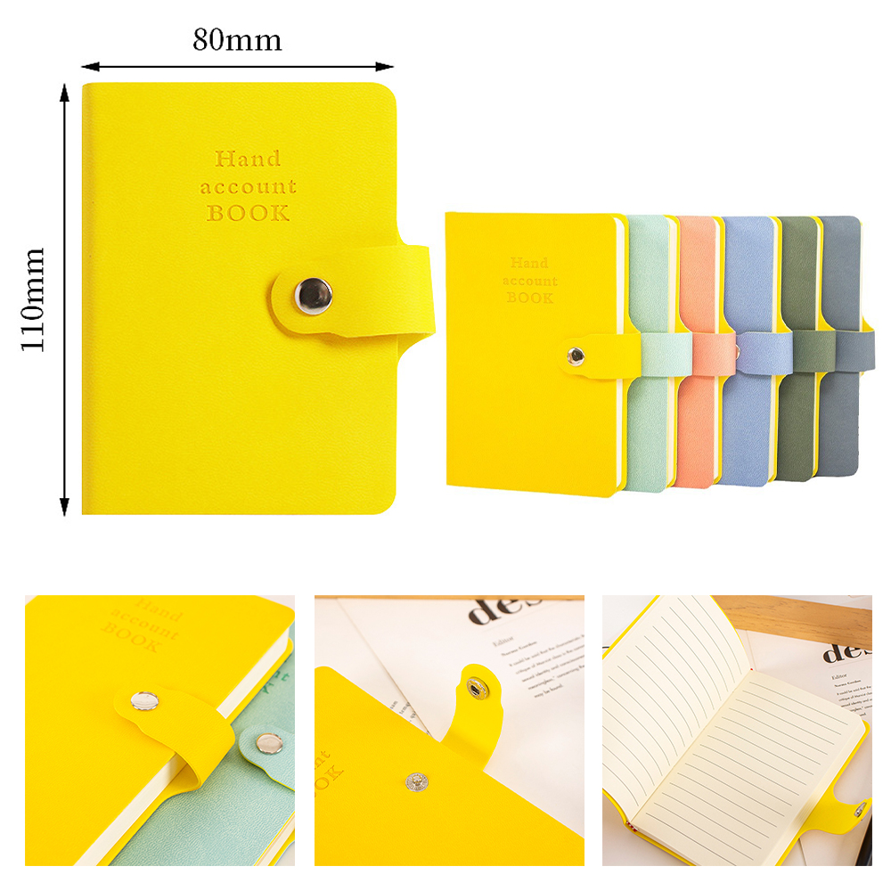 PU Leather Portable Handcover Notebook 2