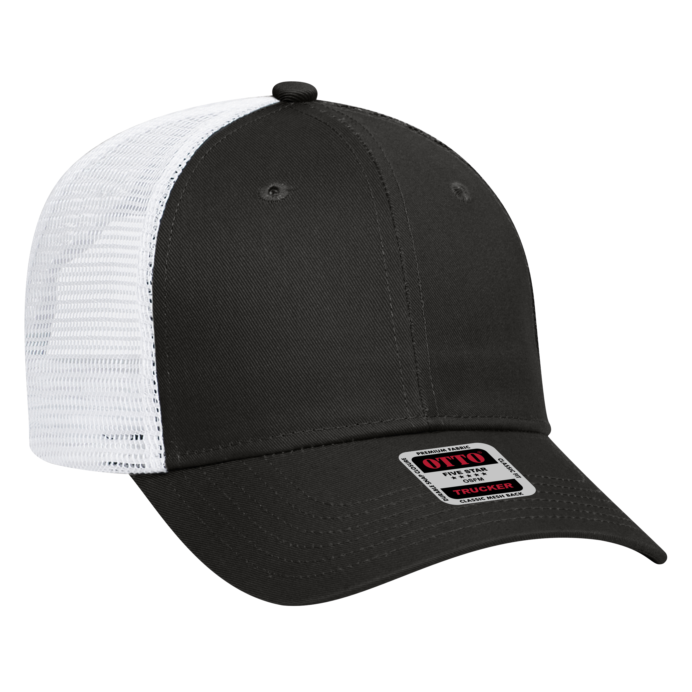 OTTO CAP® 6 Panel Low Profile Mesh Back Trucker Hat 213