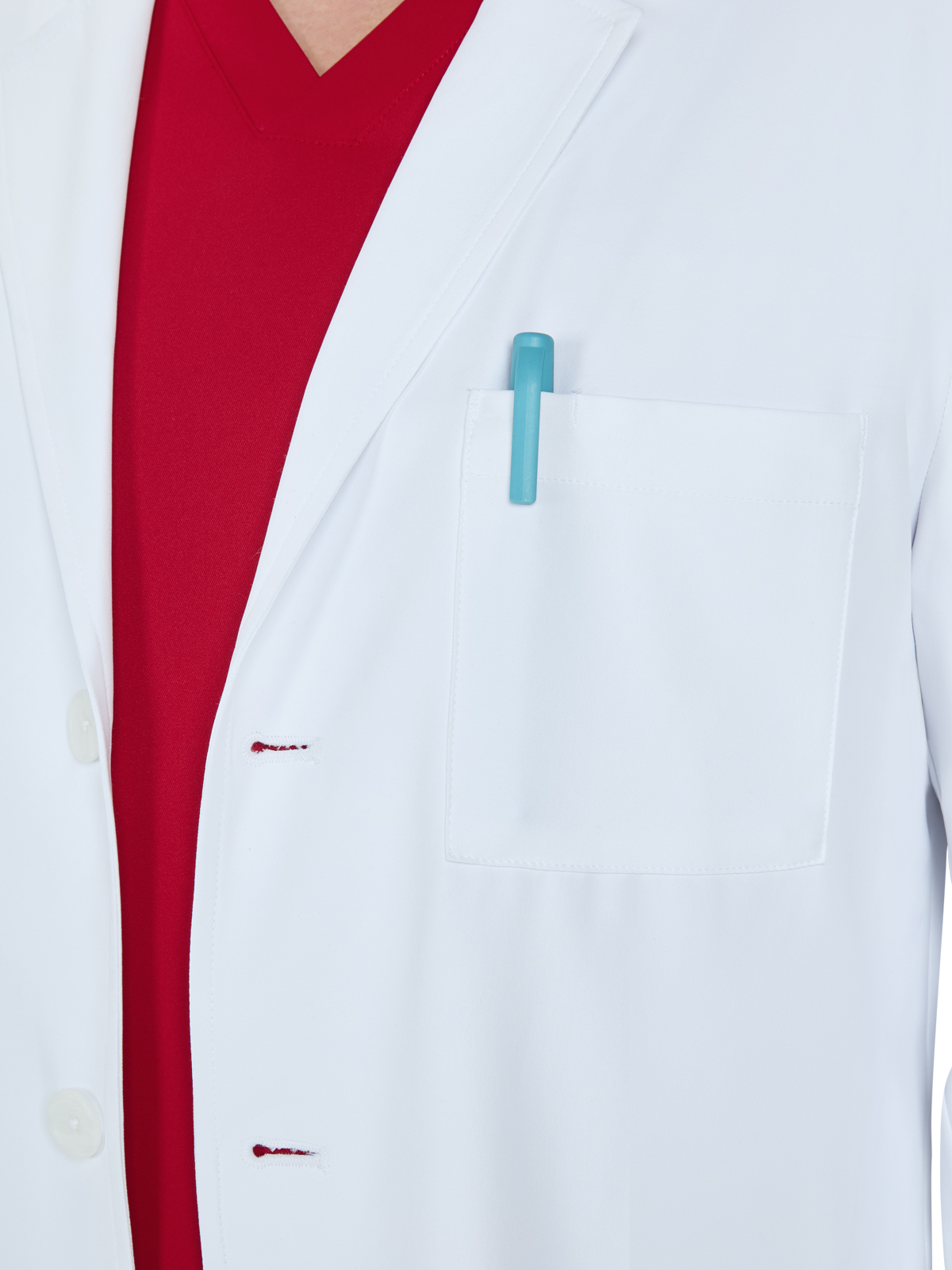 koi - Essentials - Men's Five-Pocket Water Repellent 30.5" Dawson Lab Coat 2