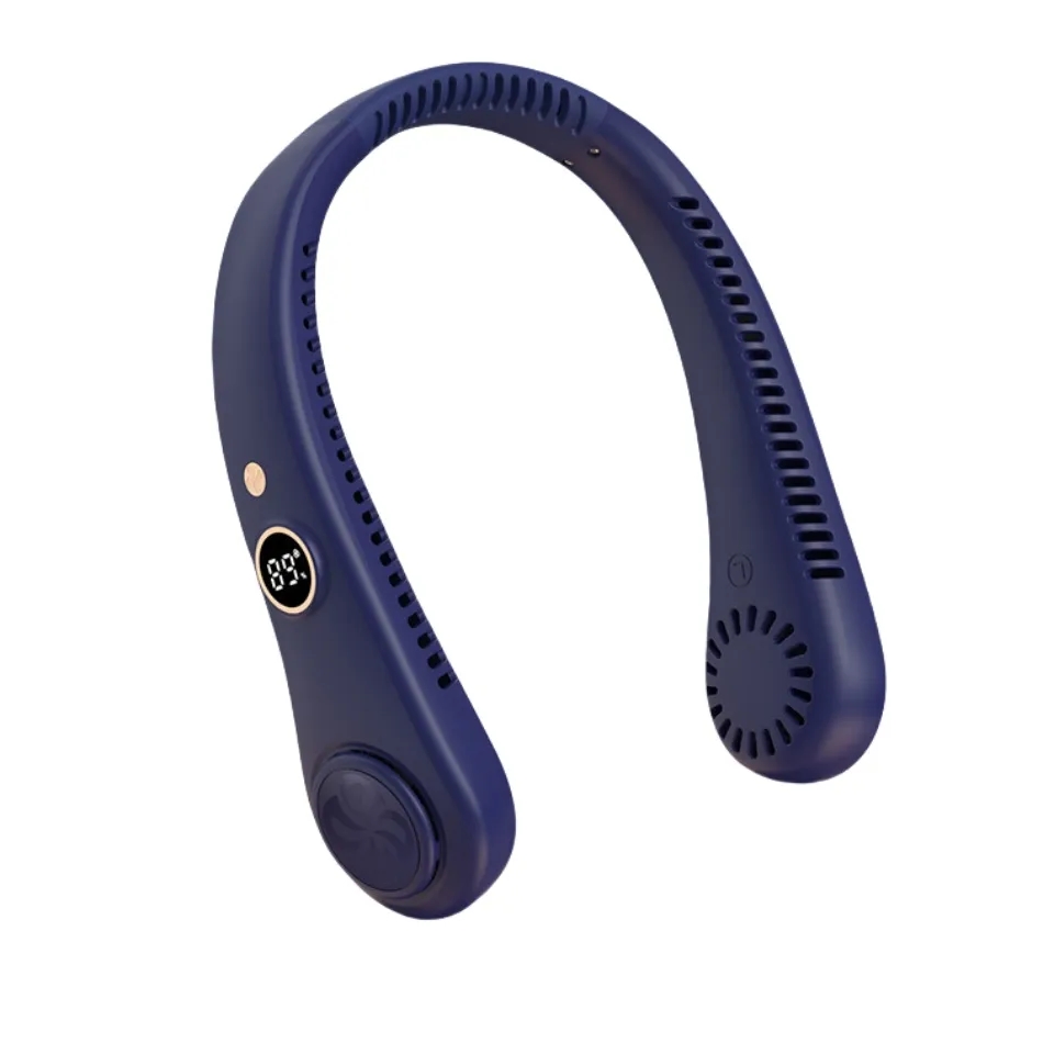 Bladeless Neck Fan with Digital Display 5