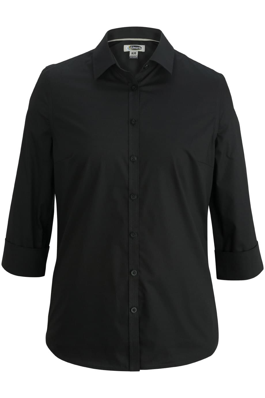 Ladies 3/4 Sleeve Stretch Broadcloth Shirt 4
