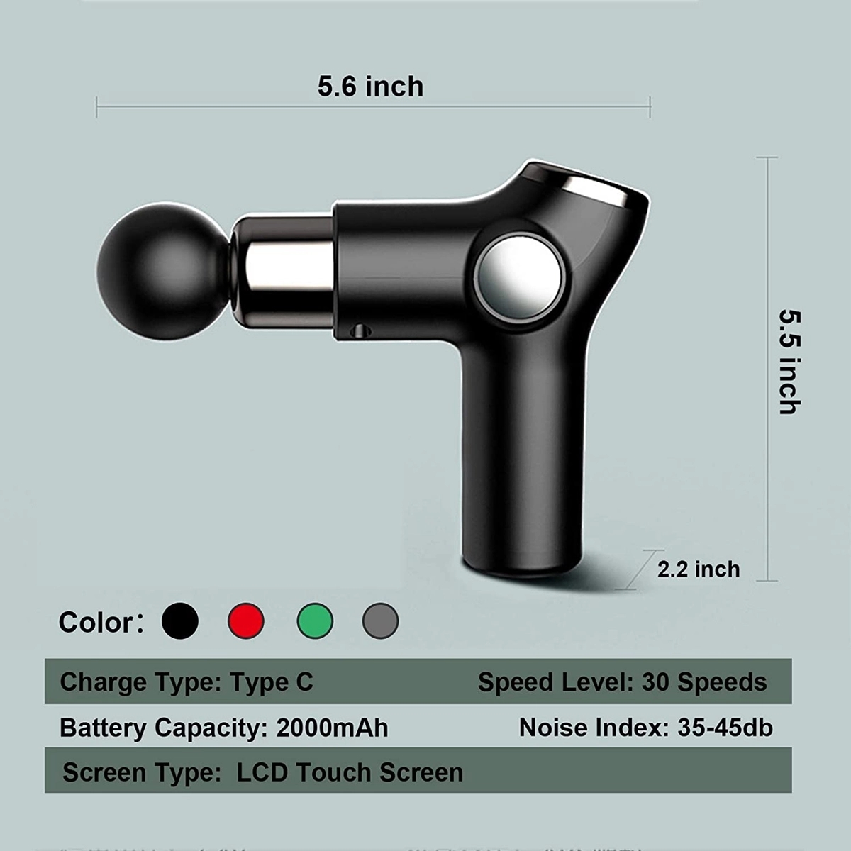 Mini Handheld Massaging Gun 4