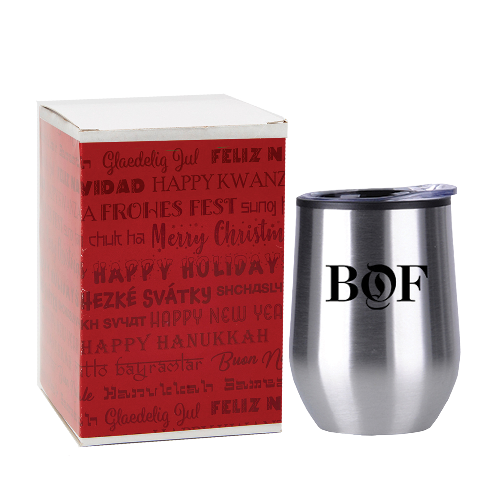12 Oz. Stainless Steel Wine Cup 10