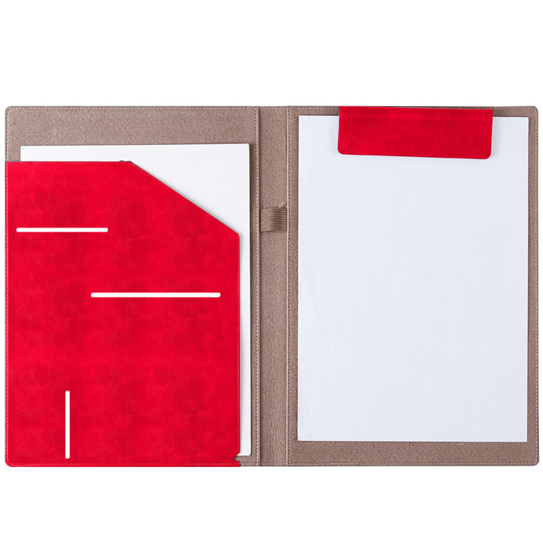 Multifunctional A4 Leather Portfolio Folder 6