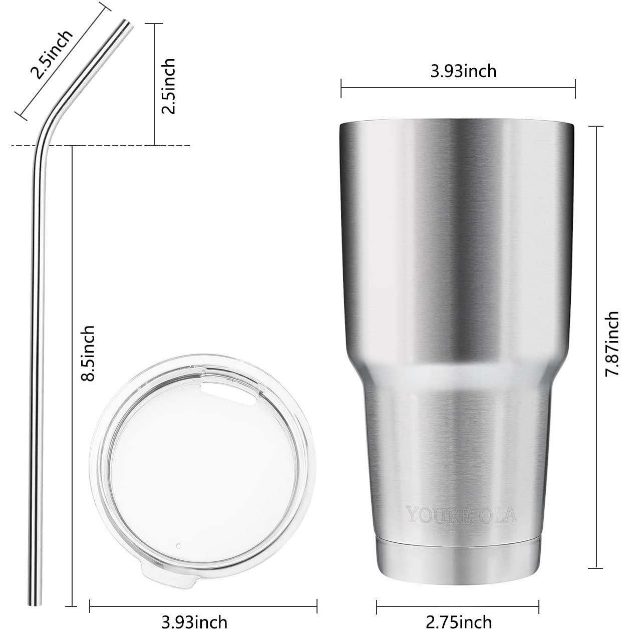 Double-Layer Stainless Steel Vacuum Insulated Tumbler / Car Mugs 3