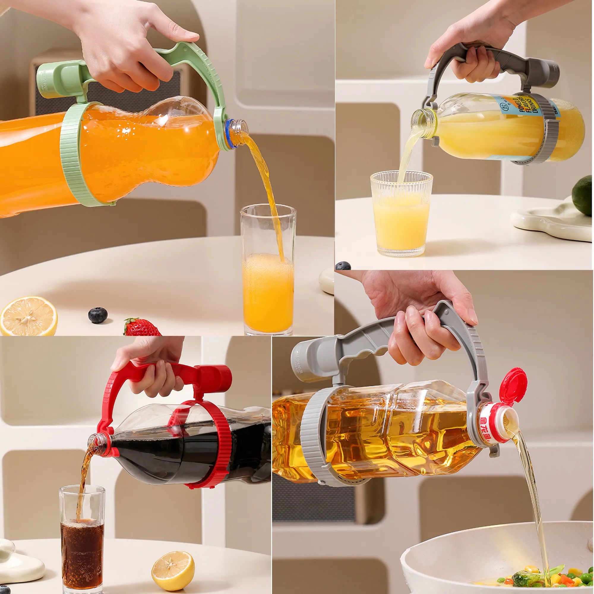 Precise Control Of Pour Flow RateBeverage Bottle Handle 2
