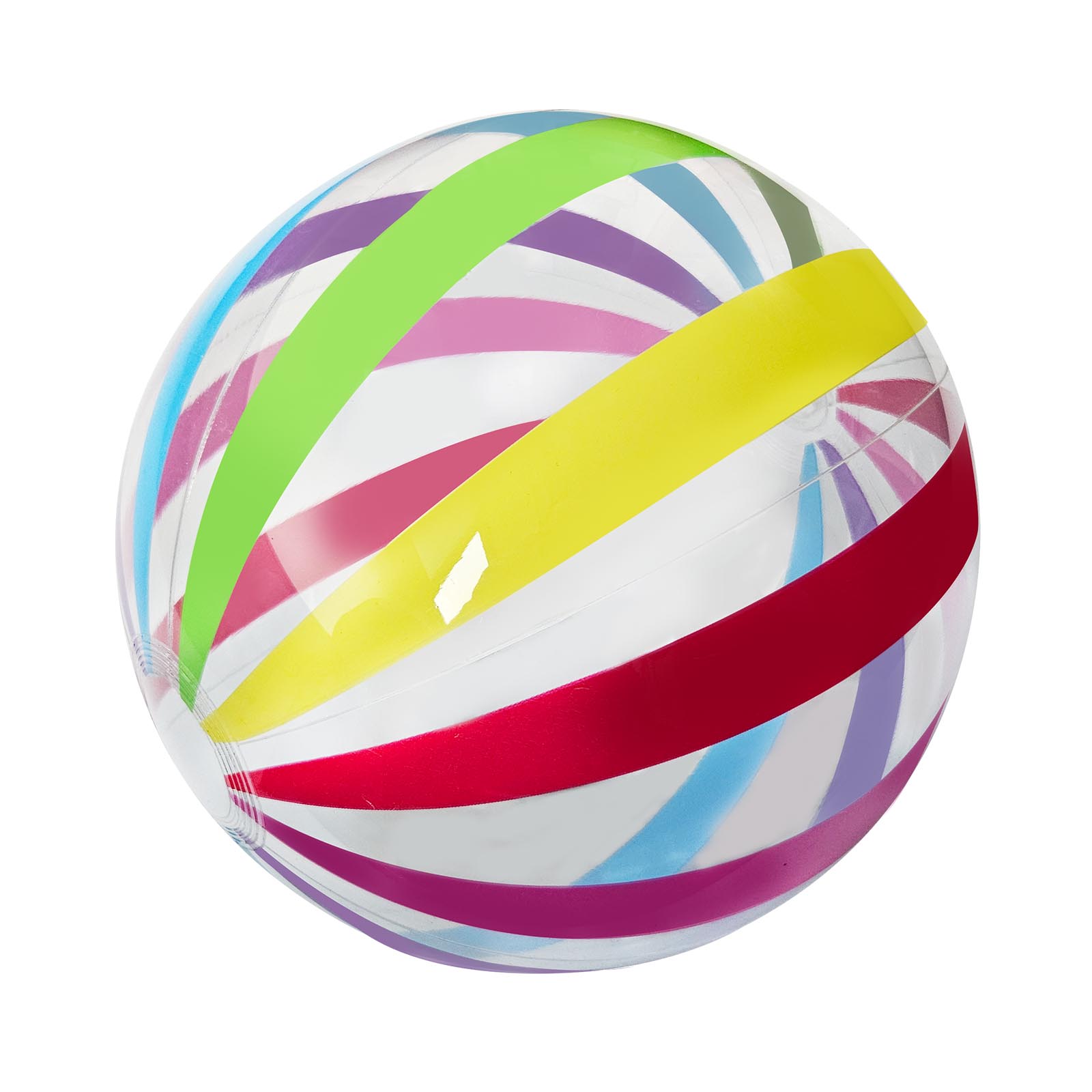 16" Multi-Color Stripe Beach Ball 3