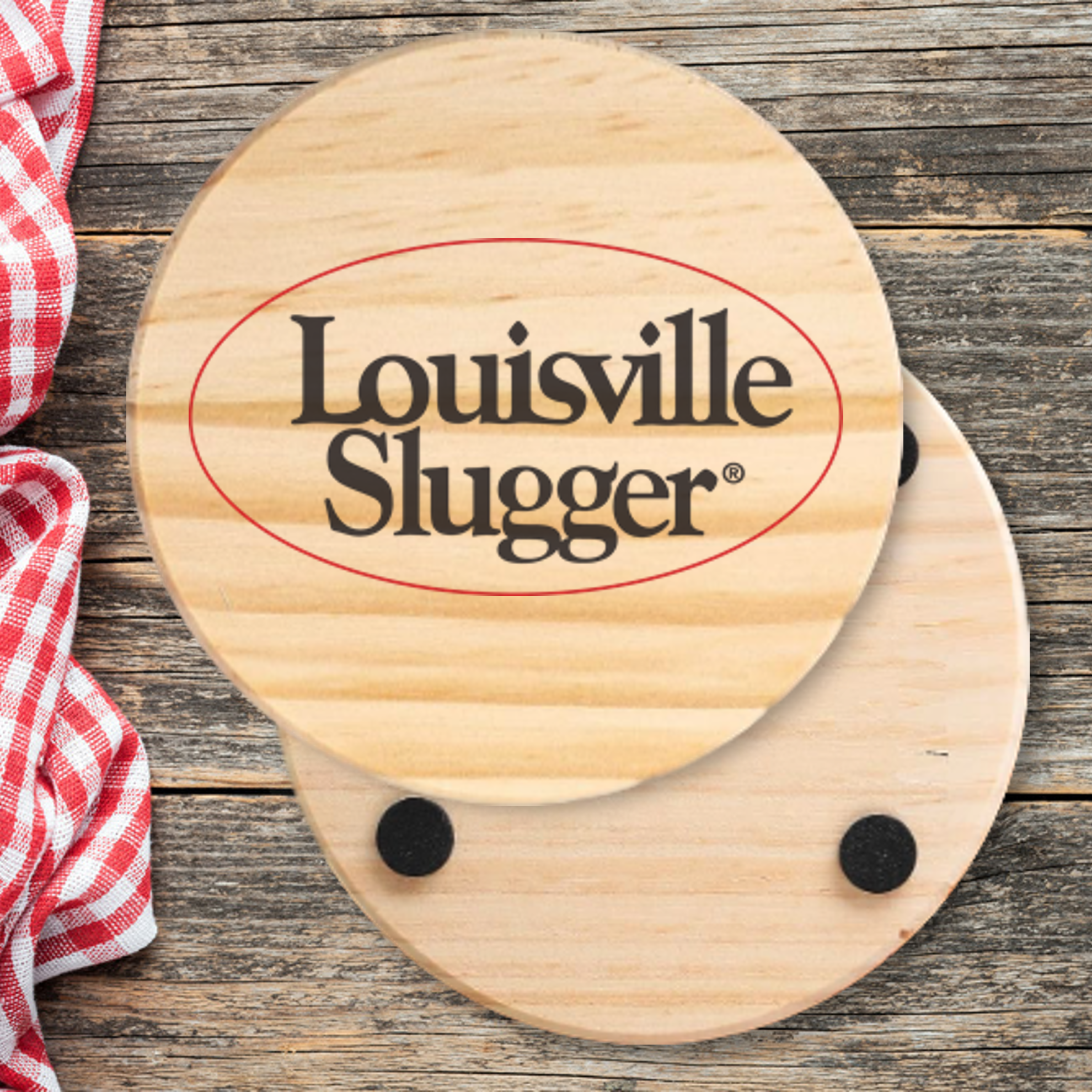 Round Wood Coaster 9