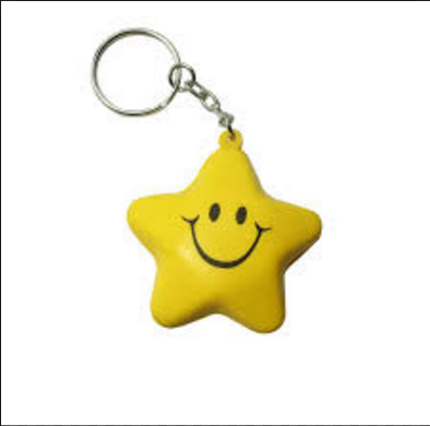 Smile Face Pressure Ball Keychain 4