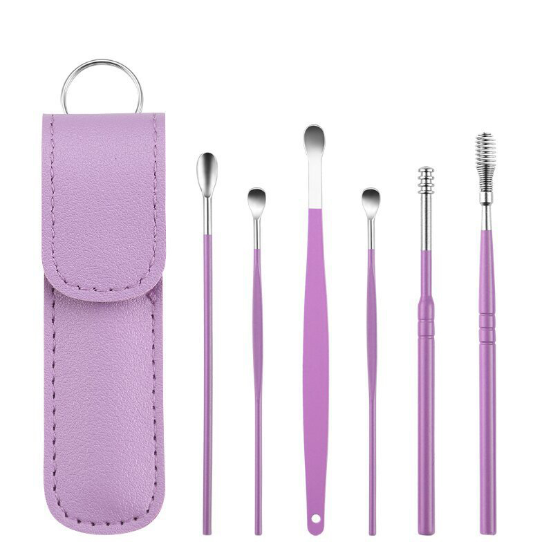 Stylish Multi-color Portable Ear Spoons 6