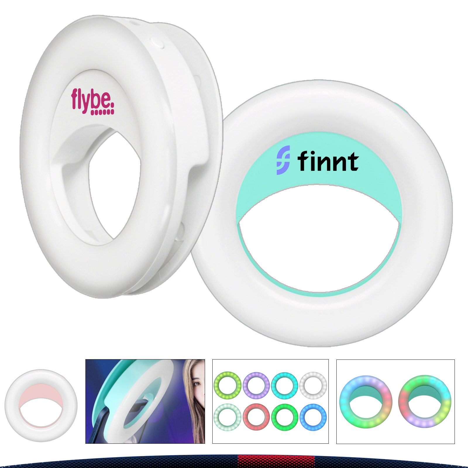 Radixa RGB Clip-On Ring Selfie Light 3