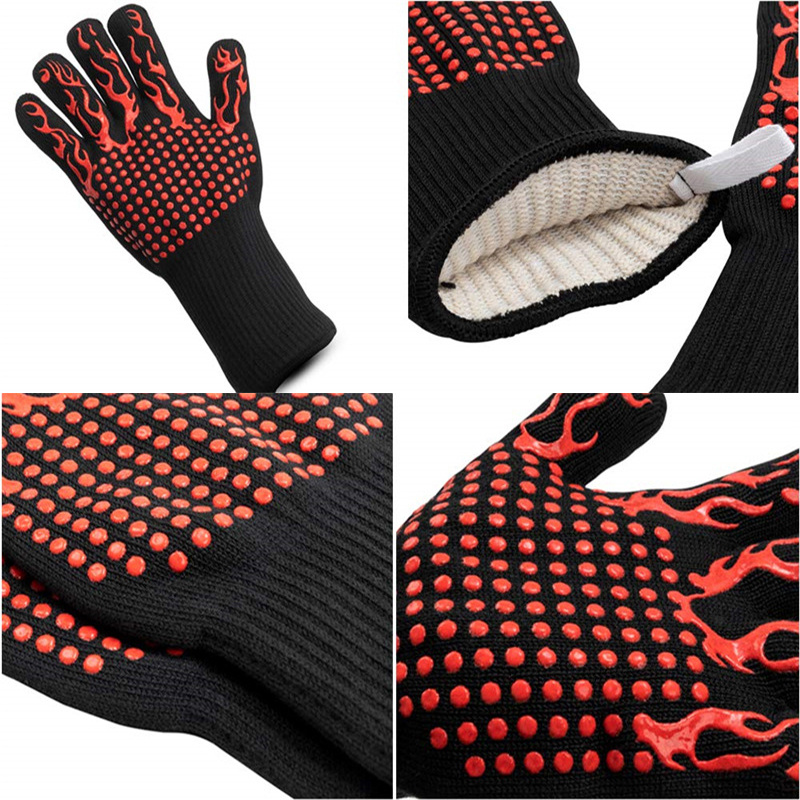 Fire Resistant BBQ Cooking Glove 3