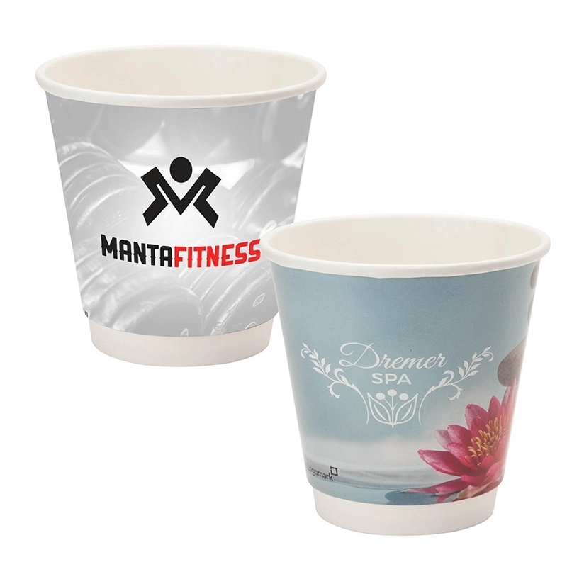 10oz Double Wall Paper Coffee Cup with Lid 3