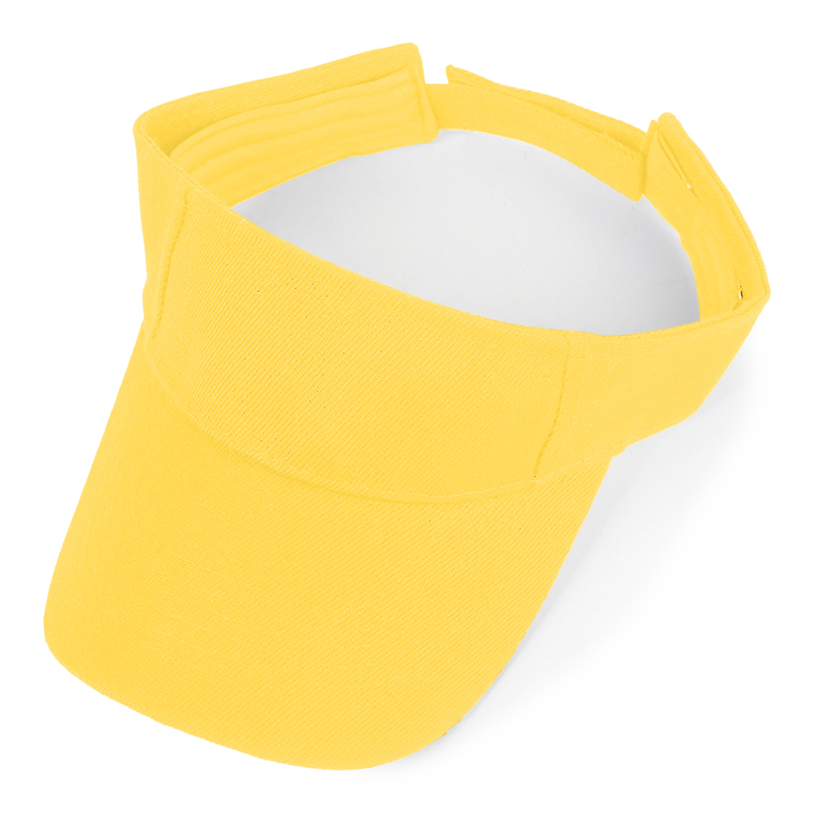 Kids' Stock Solid Color Polyester Visor - Sports Style 28
