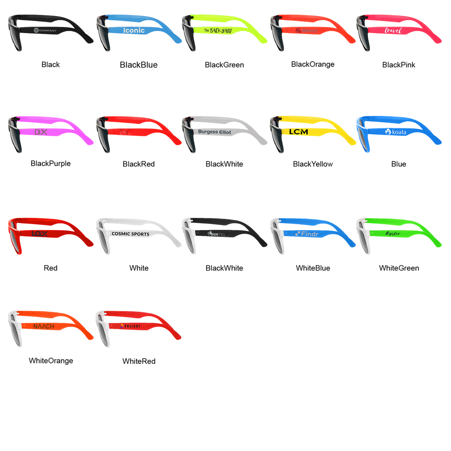 Two-Tone Stylish Plastic Sunglasses 48