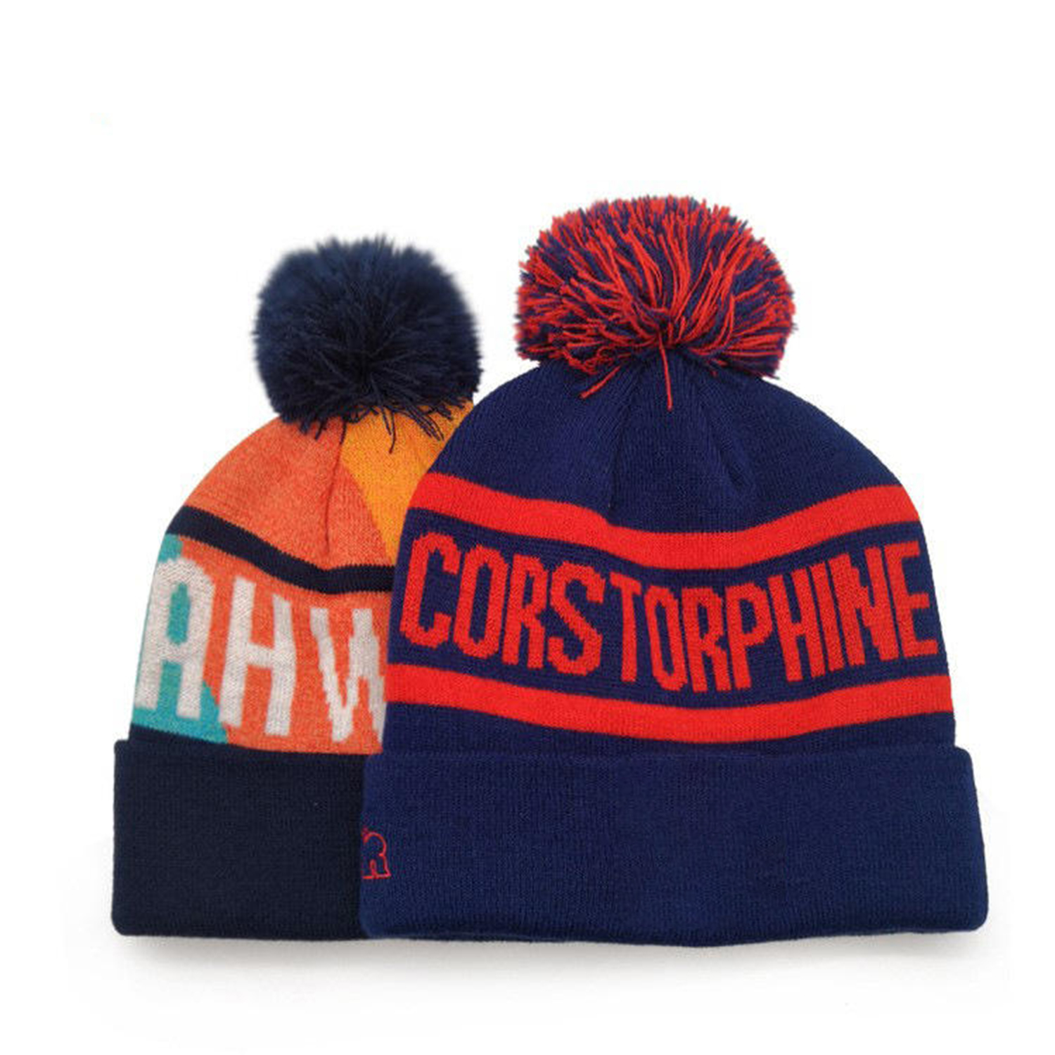 Acrylic Pompom Winter Warm Ski Hat 5