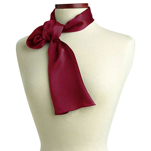 Pink Carlton Silk Scarf - 8"x45" 2