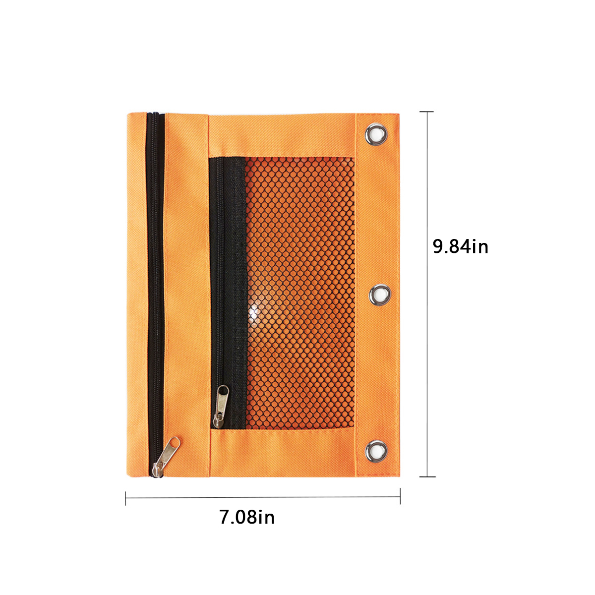 3-Ring Binder Pencil Pouch w/Zipper 3