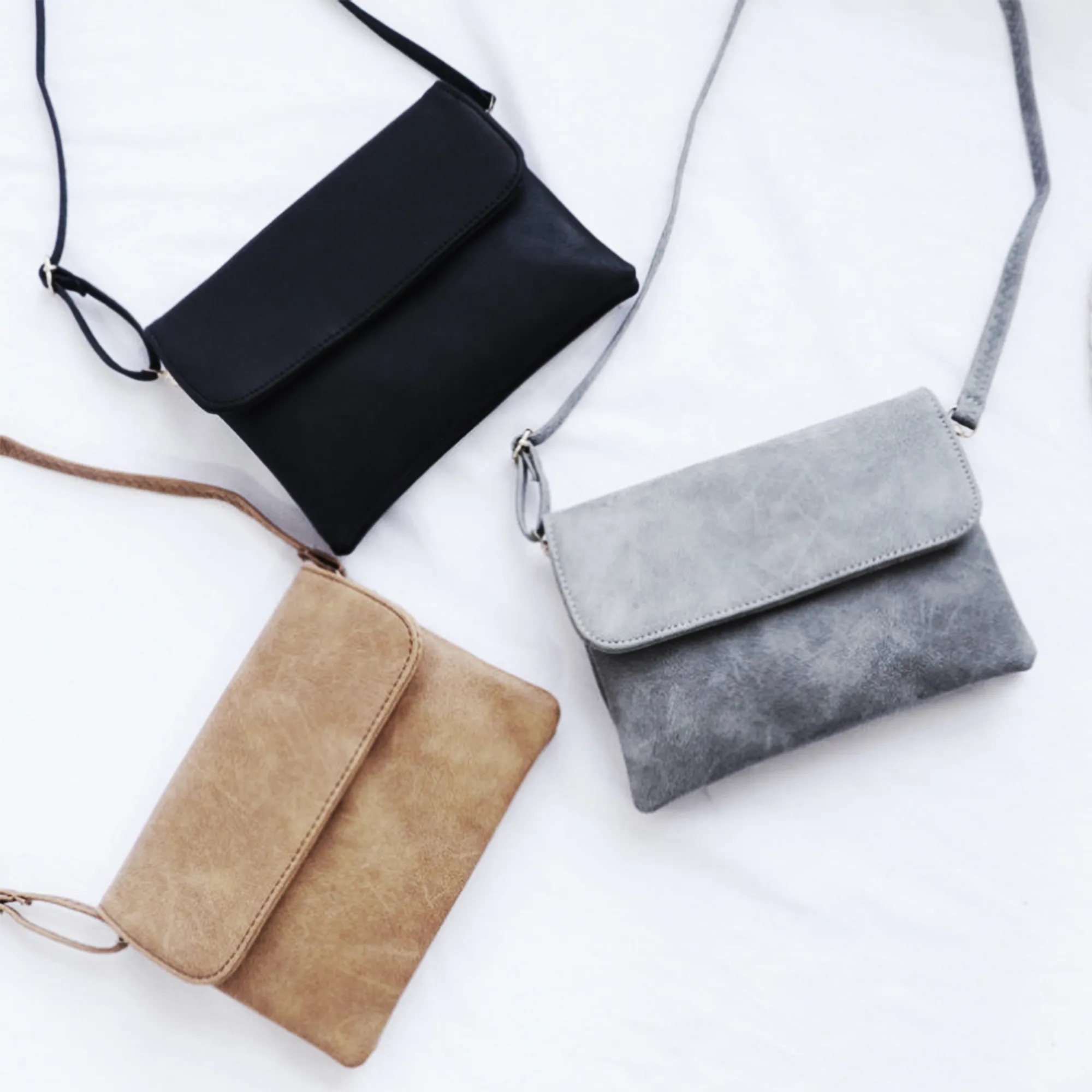 Women's Suede Leather Crossbody Bag 10