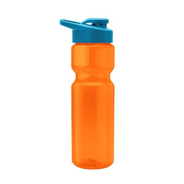 Blazer 28oz Transparent Bike Bottle w/Drink-thru Lid 349