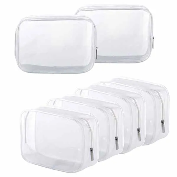 Toiletry Zipper Carry PVC Pouch Cosmetic Makeup Bag 2