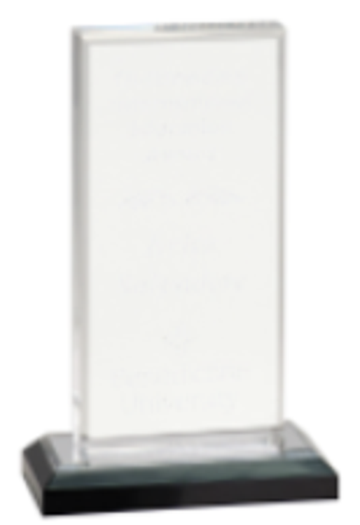 5X8 Silver Beveled Impress Acrylic Award