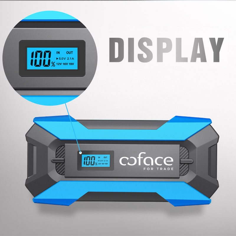Fast-Charge Car Jumper with Smart Clamps & Tool Box (For 3.0L Engines) 3