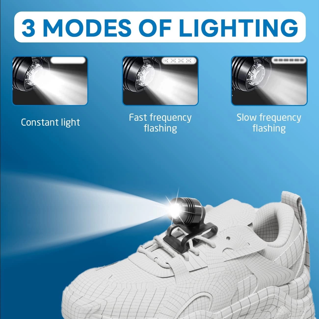 2Pcs Flashlights For Shoes 3