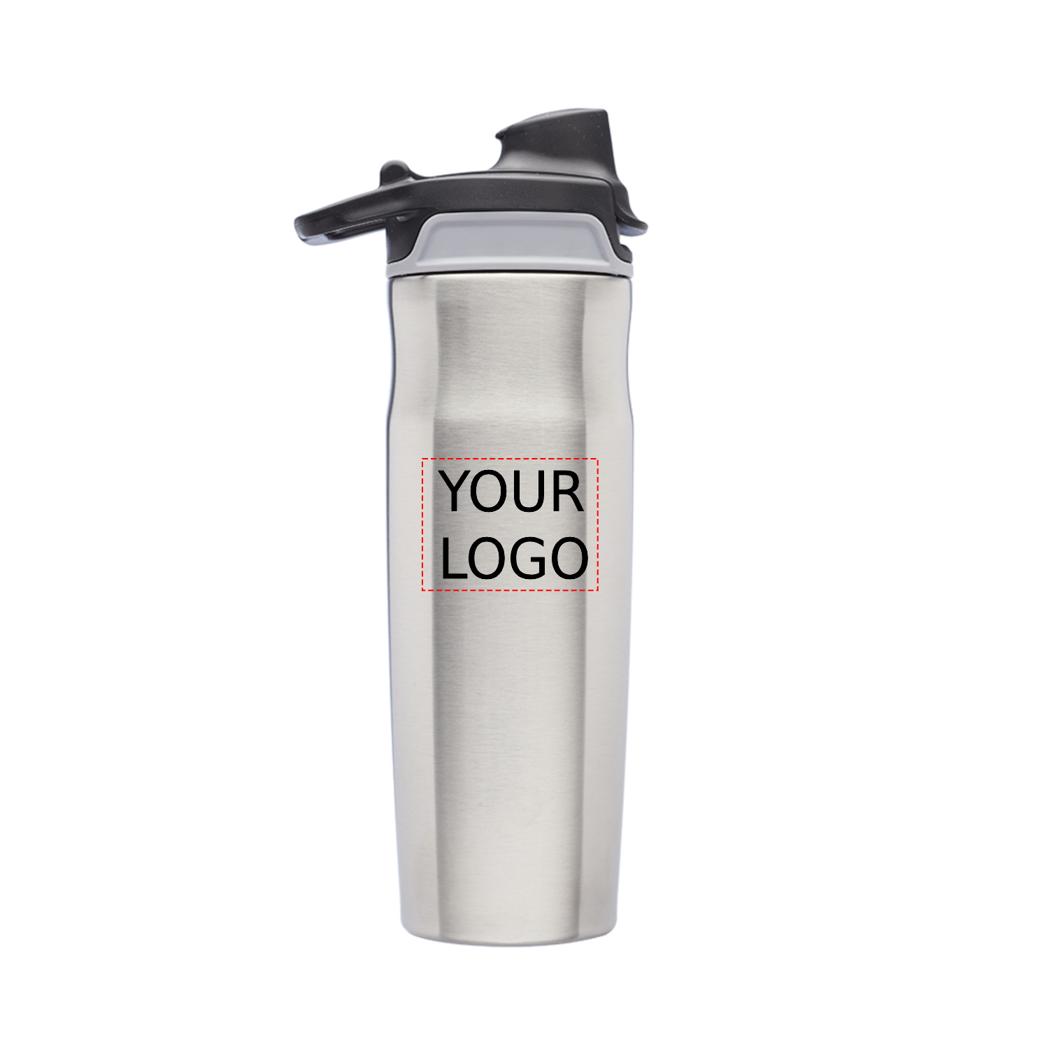 Stainless Steel Insulated Water Bottle with Flip Lid, 20 oz. 2
