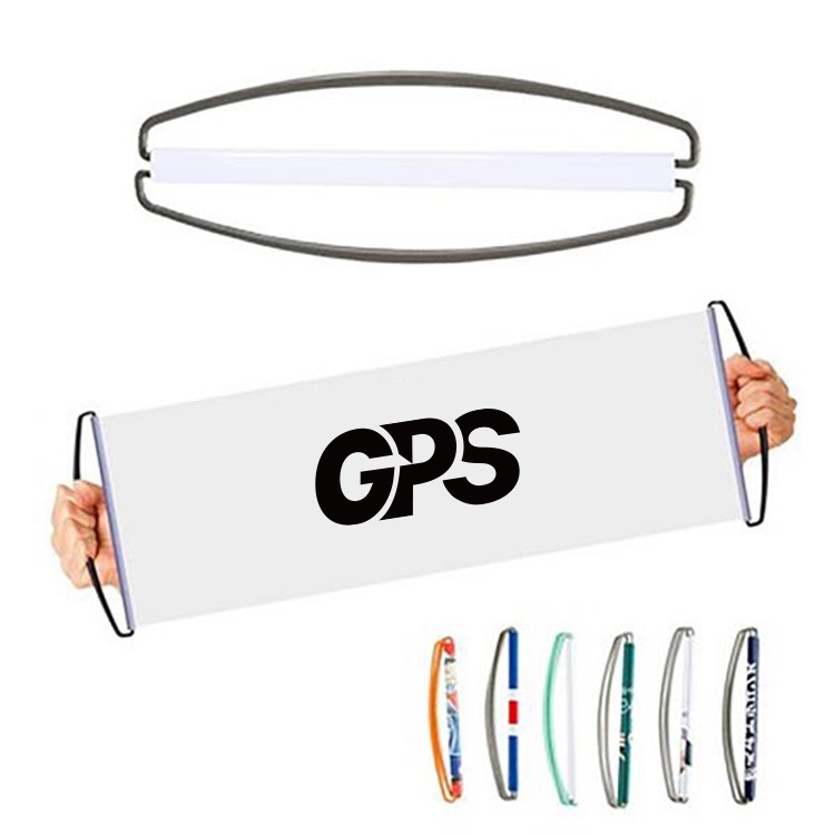 Hand Held Retractable Scrolling Banner