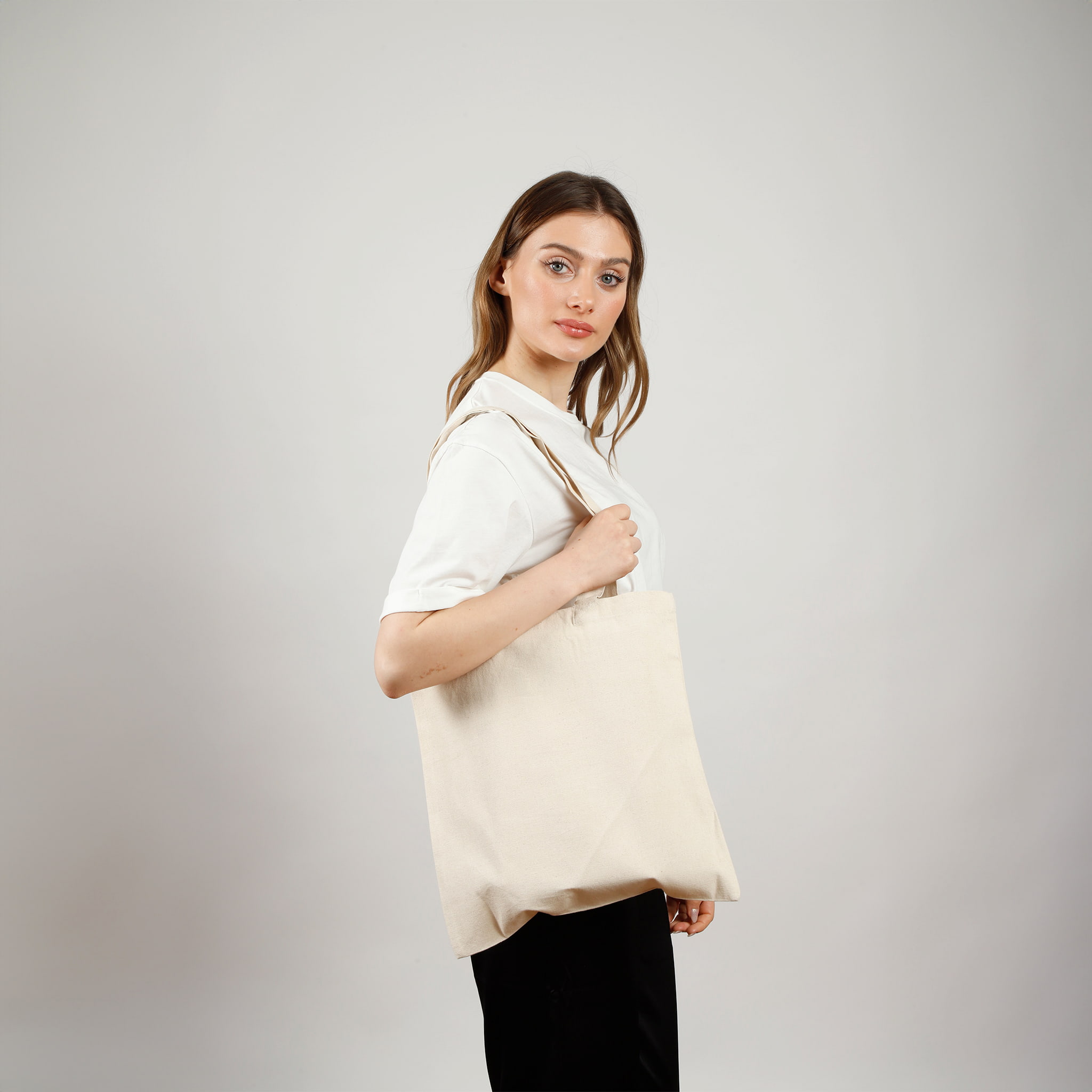 Convention Canvas Tote Bag, custom tote bag with logo imprint 2