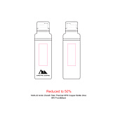 Arctic Zone® Titan Thermal HP® Copper Bottle 20oz, custom water bottle with logo imprint 25